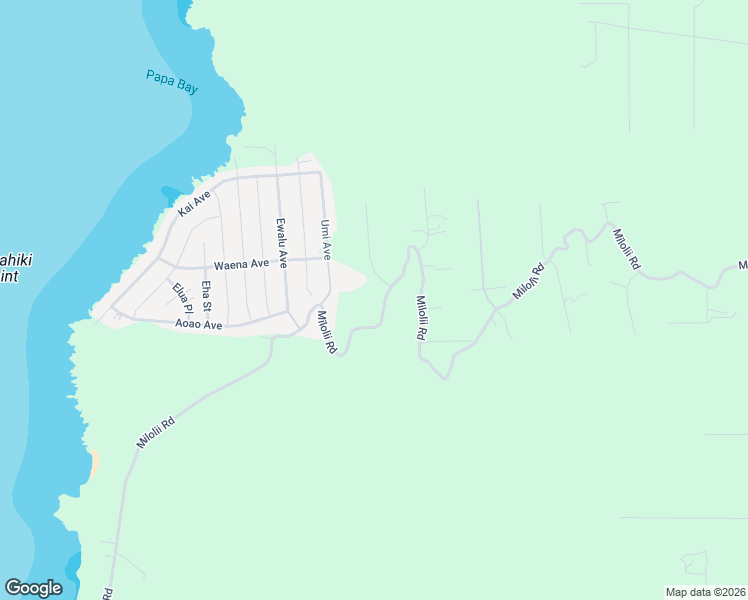 map of restaurants, bars, coffee shops, grocery stores, and more near 88-2031 Milolii Road in Captain Cook