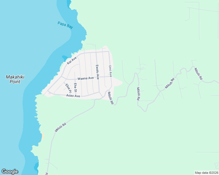 map of restaurants, bars, coffee shops, grocery stores, and more near 88-1517 Umi Avenue in Captain Cook