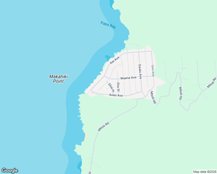 map of restaurants, bars, coffee shops, grocery stores, and more near 88-1523 Akahi Avenue in Captain Cook
