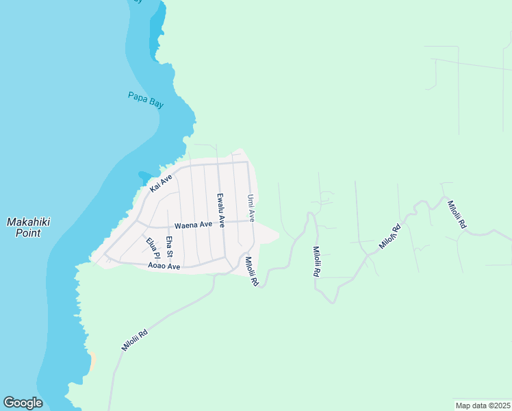 map of restaurants, bars, coffee shops, grocery stores, and more near Umi Avenue in Captain Cook