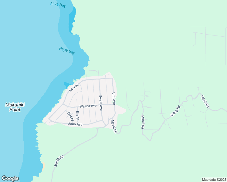map of restaurants, bars, coffee shops, grocery stores, and more near Umi Avenue in Captain Cook