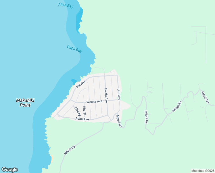 map of restaurants, bars, coffee shops, grocery stores, and more near 88-1562 Ewalu Avenue in Captain Cook