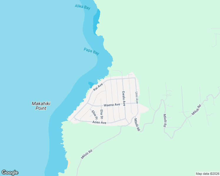 map of restaurants, bars, coffee shops, grocery stores, and more near 88-1568 Elima Avenue in Captain Cook