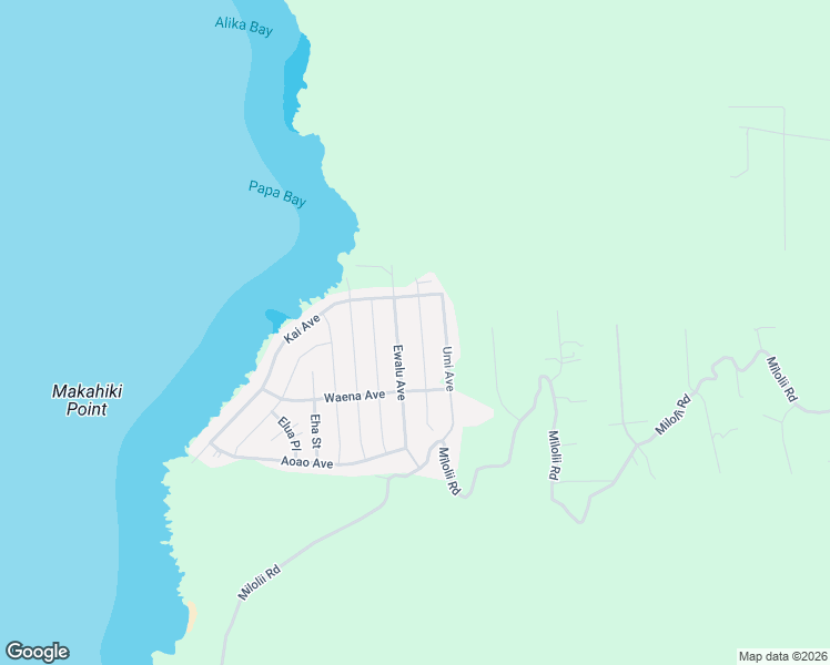 map of restaurants, bars, coffee shops, grocery stores, and more near 88-1562 Ewalu Avenue in Captain Cook