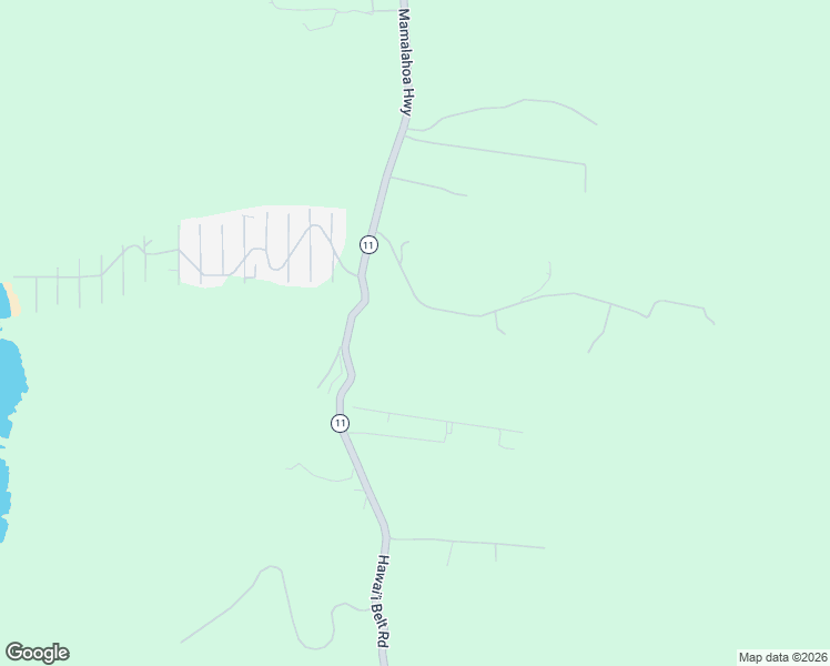 map of restaurants, bars, coffee shops, grocery stores, and more near 87-497 Kaohe Mauka Road in Captain Cook