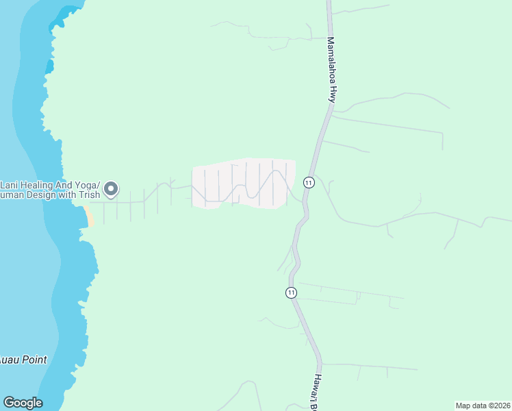 map of restaurants, bars, coffee shops, grocery stores, and more near 87-3181 Carissa Road in Captain Cook