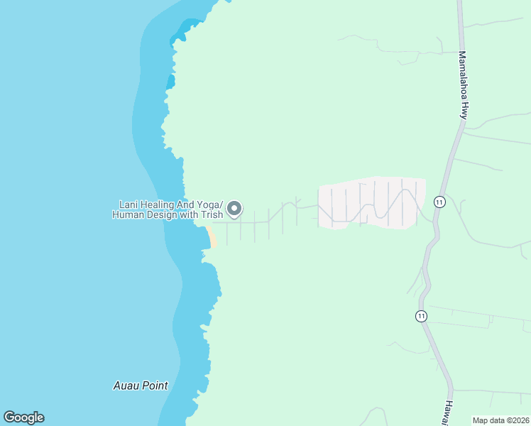 map of restaurants, bars, coffee shops, grocery stores, and more near 87-320 Kaohe Road in Captain Cook