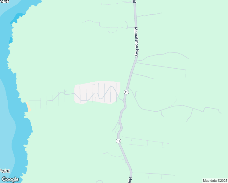 map of restaurants, bars, coffee shops, grocery stores, and more near 87-474 Kaohe Road in Captain Cook