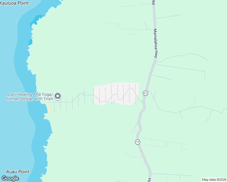 map of restaurants, bars, coffee shops, grocery stores, and more near 87-3204 Road East in Captain Cook