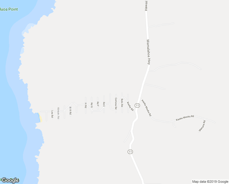 map of restaurants, bars, coffee shops, grocery stores, and more near 87-3217 Carissa Road in Captain Cook