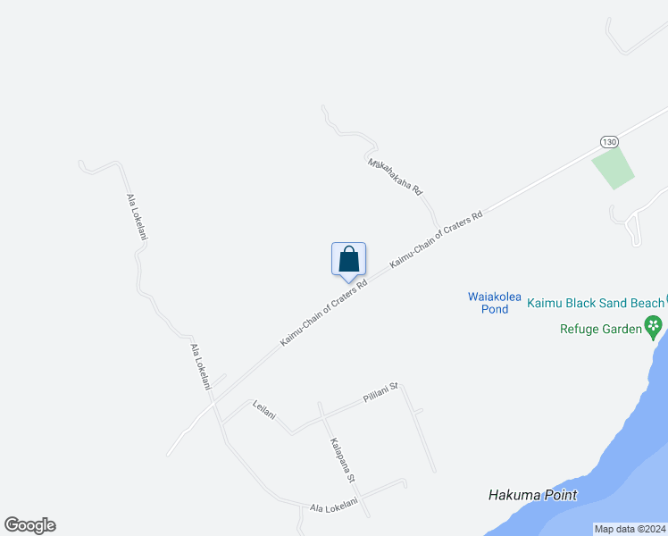 map of restaurants, bars, coffee shops, grocery stores, and more near 12-4906 Kaimu-Chain of Craters Road in Pāhoa