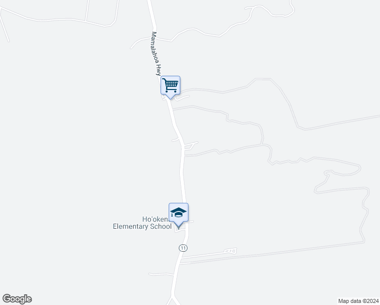map of restaurants, bars, coffee shops, grocery stores, and more near 86 Mamalahoa Highway in Captain Cook