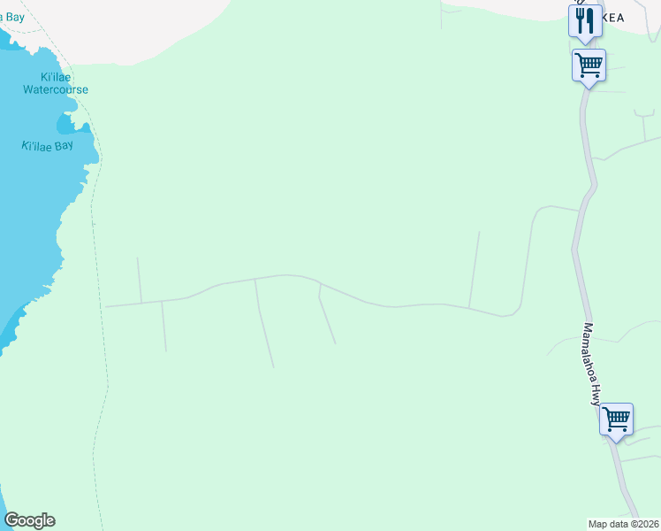 map of restaurants, bars, coffee shops, grocery stores, and more near 85-5322 Kiilae Road in Captain Cook