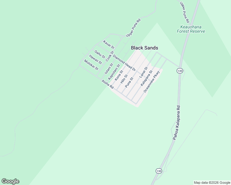 map of restaurants, bars, coffee shops, grocery stores, and more near 12-485 Aloha Road in Pāhoa