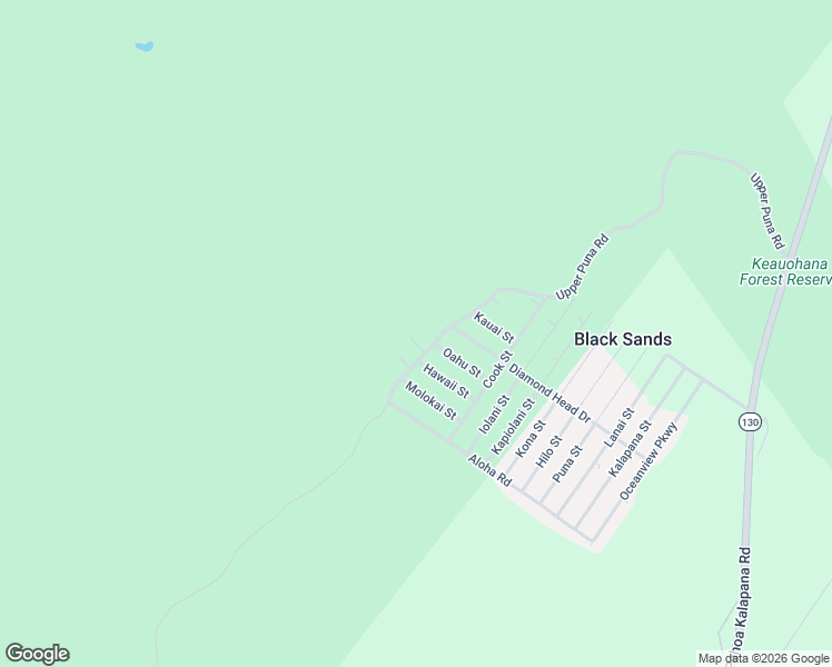 map of restaurants, bars, coffee shops, grocery stores, and more near 12-584 Hale Court in Pāhoa