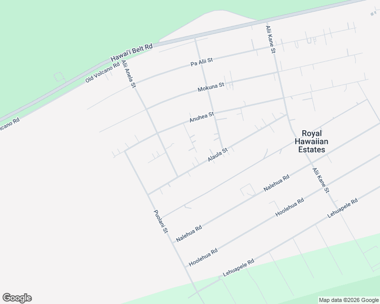 map of restaurants, bars, coffee shops, grocery stores, and more near 11-3033 Anuhea Place in Volcano