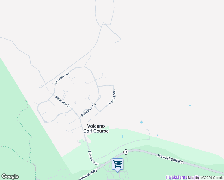 map of restaurants, bars, coffee shops, grocery stores, and more near 99-1812 Painiu Loop in Mountain View