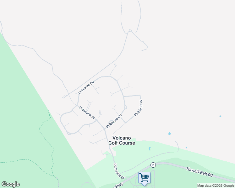 map of restaurants, bars, coffee shops, grocery stores, and more near 99-7717 West Kaohelo Place in Mountain View