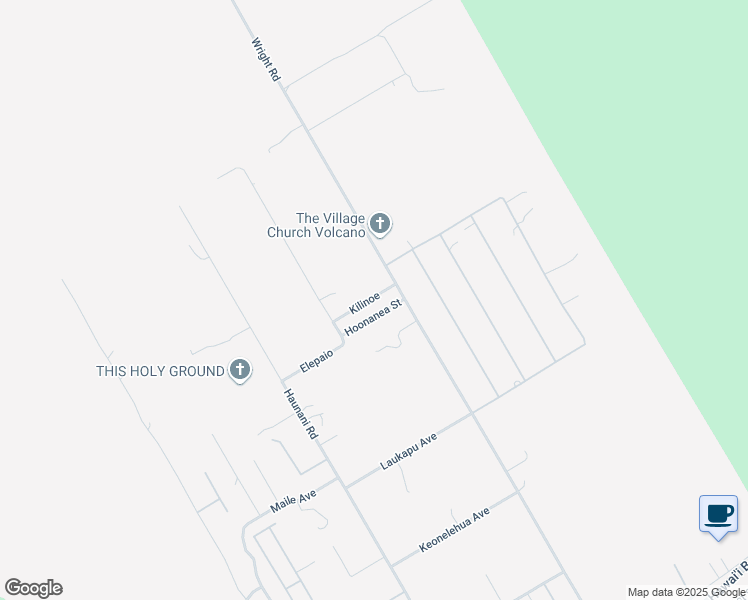 map of restaurants, bars, coffee shops, grocery stores, and more near 19-3933 Kilinoe in Volcano