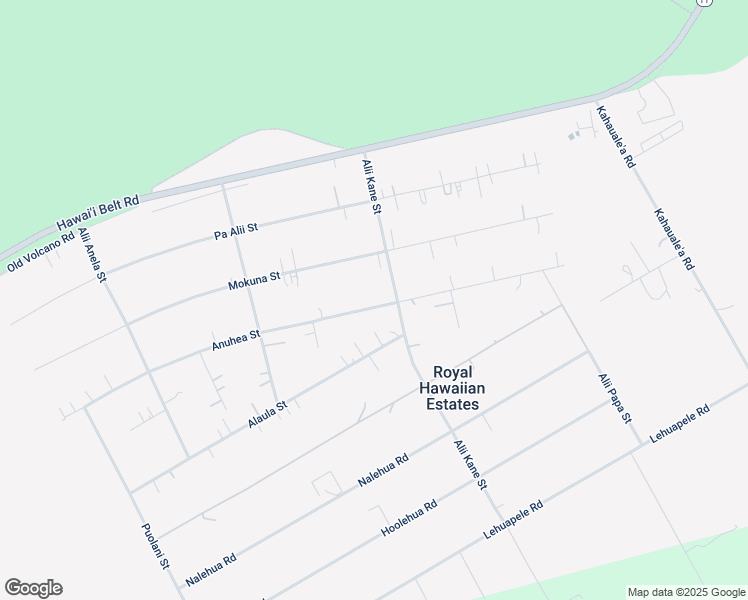 map of restaurants, bars, coffee shops, grocery stores, and more near 11-3149 Anuhea Street in Volcano