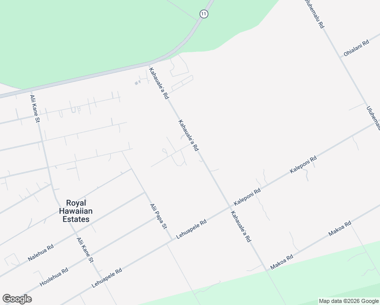 map of restaurants, bars, coffee shops, grocery stores, and more near 11-3003 Kahauale'a Road in Mountain View