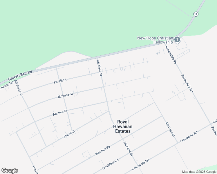 map of restaurants, bars, coffee shops, grocery stores, and more near 113167 A Pa Alii Street in Mountain View