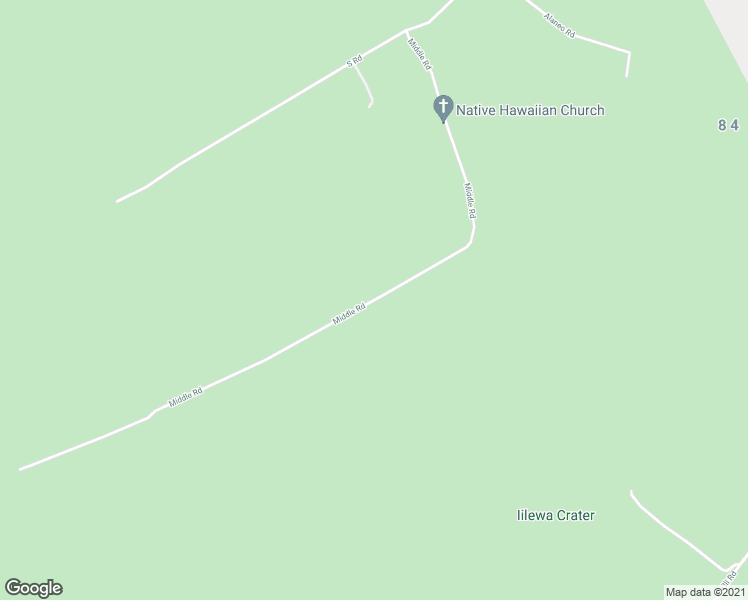 map of restaurants, bars, coffee shops, grocery stores, and more near Middle Road in Hawaii County