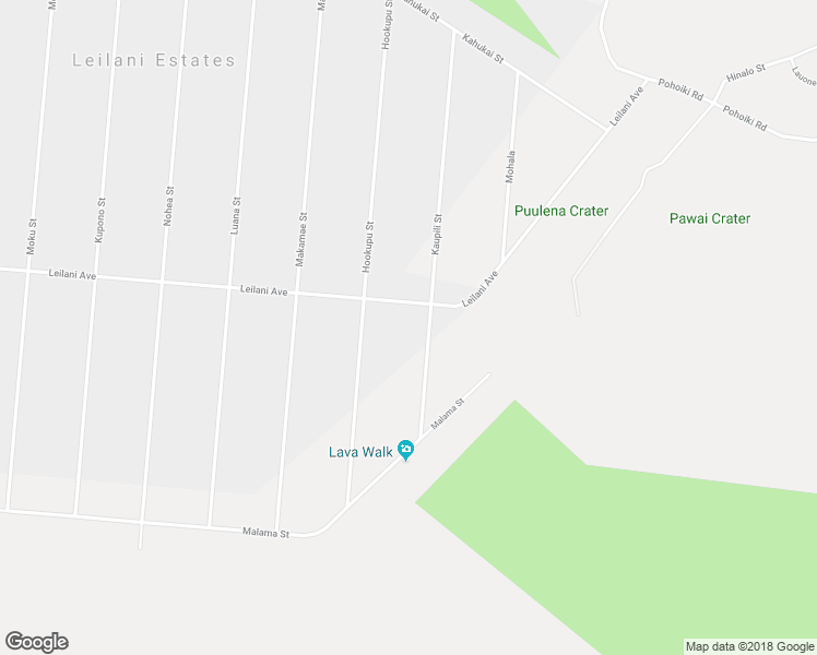 map of restaurants, bars, coffee shops, grocery stores, and more near 13-3472 Kaupili Street in Pāhoa