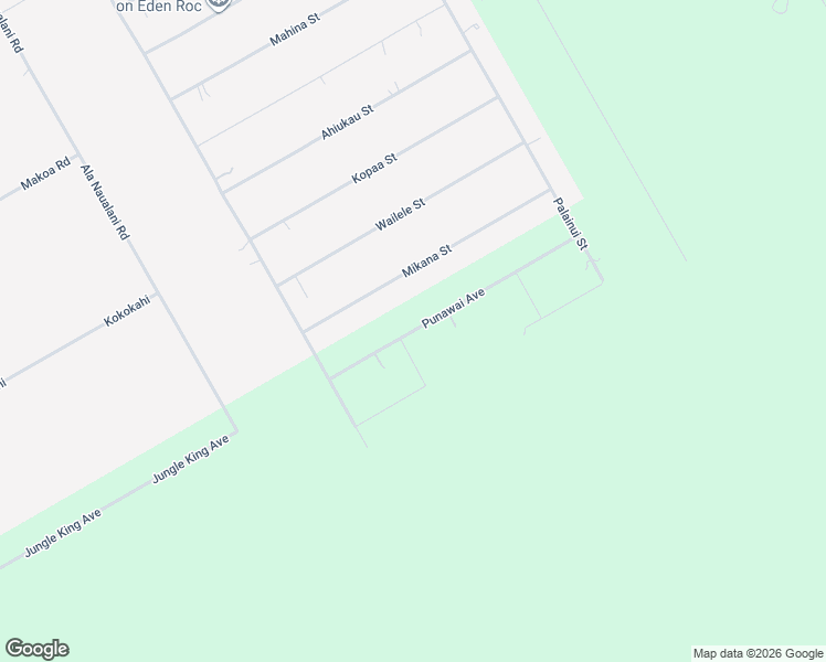 map of restaurants, bars, coffee shops, grocery stores, and more near Puunani Place in Pāhoa
