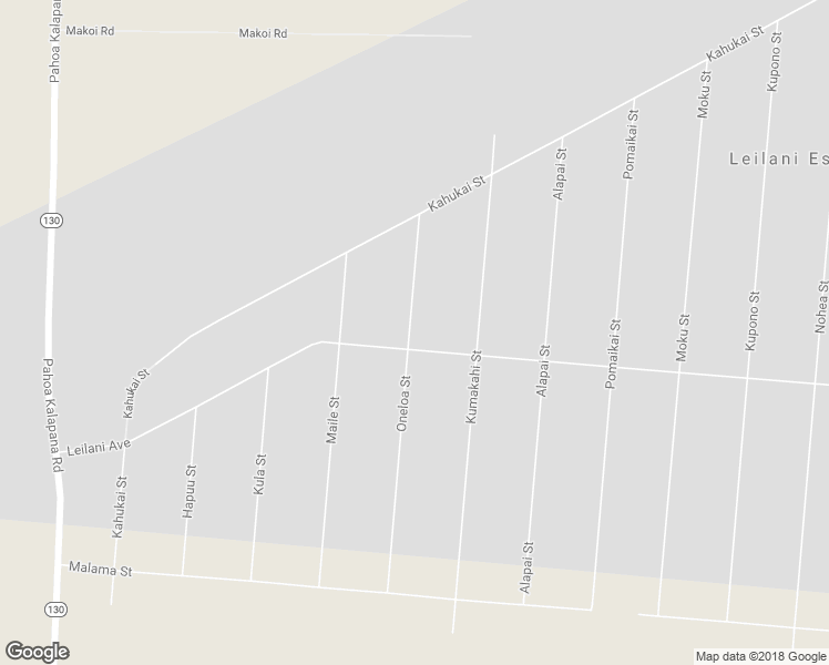 map of restaurants, bars, coffee shops, grocery stores, and more near 13-3465 Oneloa Street in Pāhoa