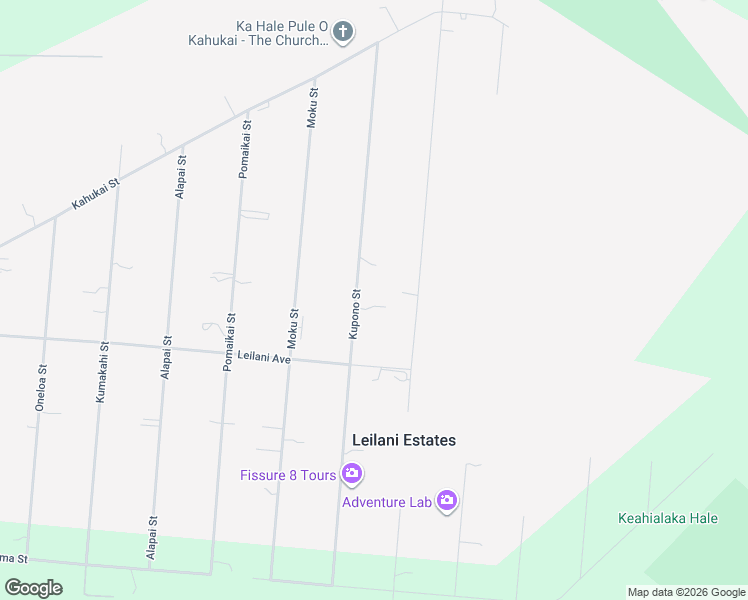 map of restaurants, bars, coffee shops, grocery stores, and more near 13-3504 Nohea Street in Pāhoa