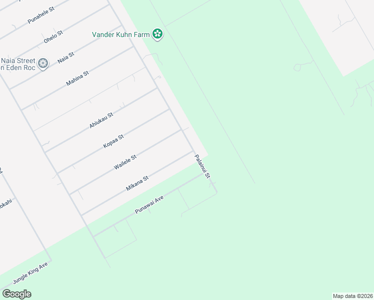 map of restaurants, bars, coffee shops, grocery stores, and more near 11-2688 Palainui Street in Pāhoa