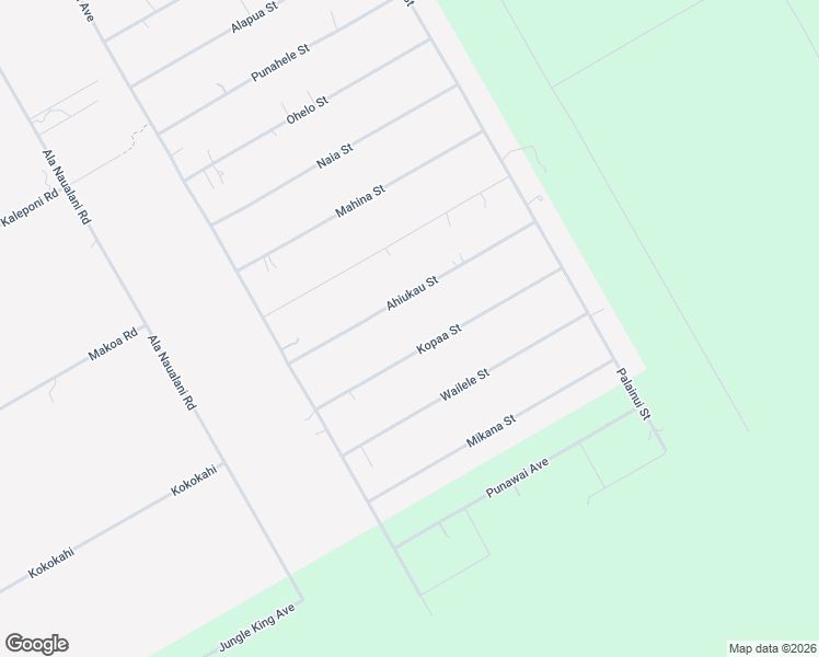 map of restaurants, bars, coffee shops, grocery stores, and more near 11-1818 Kopaa Street in Hilo