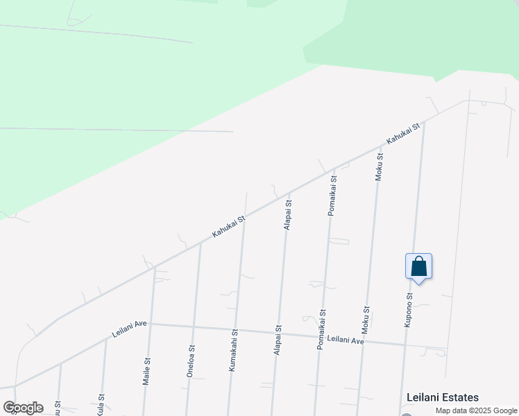 map of restaurants, bars, coffee shops, grocery stores, and more near 13-1059 Kahukai Street in Pāhoa