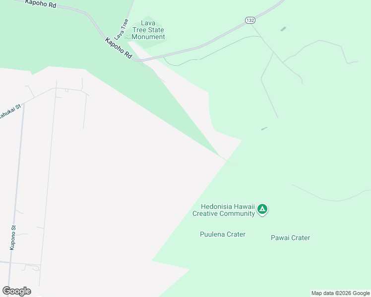 map of restaurants, bars, coffee shops, grocery stores, and more near 13-690 Kahukai Street in Pāhoa