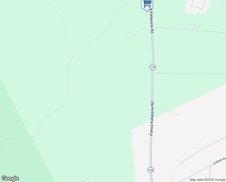 map of restaurants, bars, coffee shops, grocery stores, and more near 13-1368 Launahele Road in Pāhoa