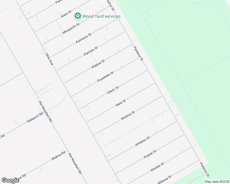 map of restaurants, bars, coffee shops, grocery stores, and more near 11-1759 Ohelo Street in Pāhoa