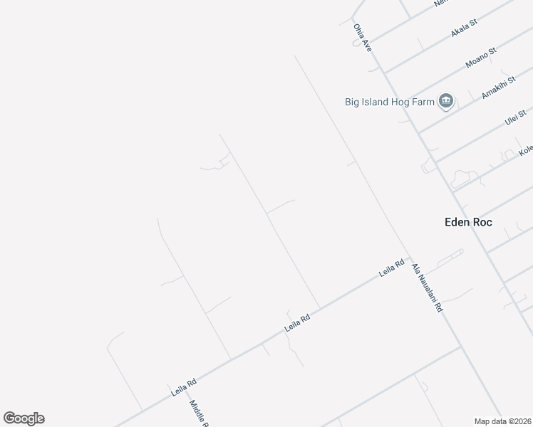 map of restaurants, bars, coffee shops, grocery stores, and more near 11-3272 Malia Aina Road in Pāhoa