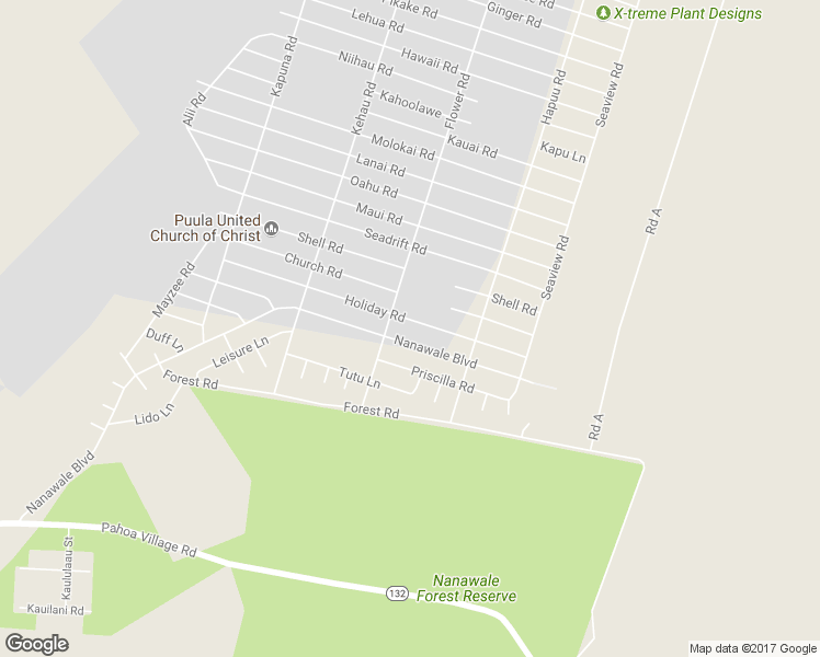 map of restaurants, bars, coffee shops, grocery stores, and more near 14-3534 Holiday Road in Pāhoa