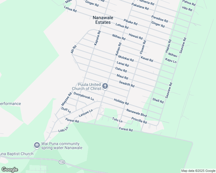 map of restaurants, bars, coffee shops, grocery stores, and more near 14-817 Kehau Road in Pāhoa