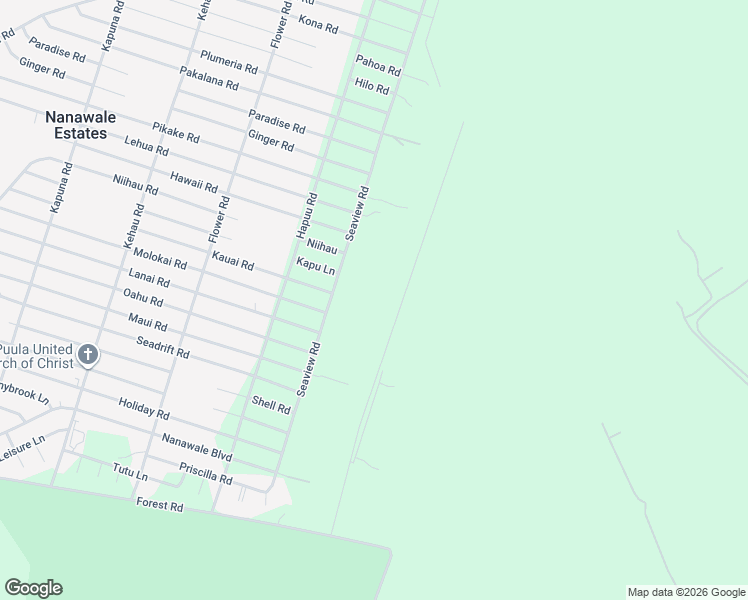 map of restaurants, bars, coffee shops, grocery stores, and more near 14-760 Au Street in Pāhoa