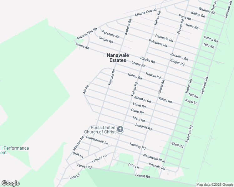 map of restaurants, bars, coffee shops, grocery stores, and more near 14-3442 Molokai Road in Pāhoa