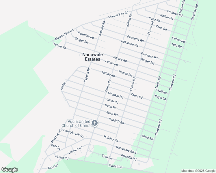 map of restaurants, bars, coffee shops, grocery stores, and more near 659 Kauai Road in Pāhoa