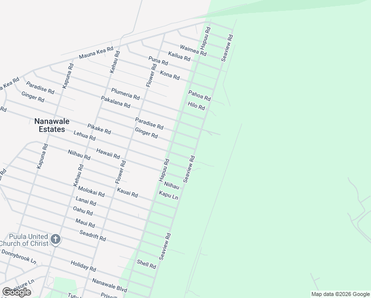 map of restaurants, bars, coffee shops, grocery stores, and more near 14-3528 Ginger Road in Pāhoa