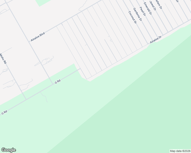 map of restaurants, bars, coffee shops, grocery stores, and more near 16-2727 Ainaloa Drive in Pāhoa