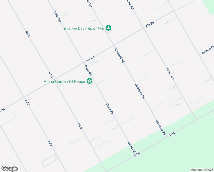 map of restaurants, bars, coffee shops, grocery stores, and more near 16-2047 Ooaa Road in Pāhoa