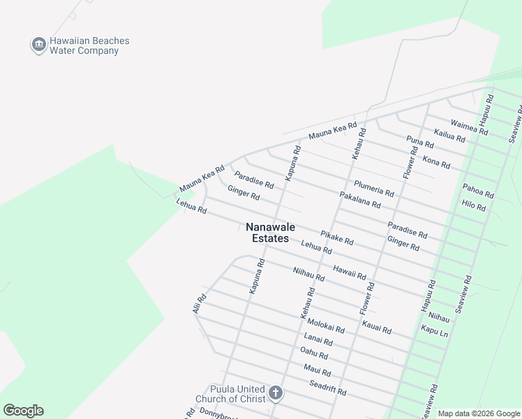 map of restaurants, bars, coffee shops, grocery stores, and more near 14-3396 Ginger Road in Pāhoa
