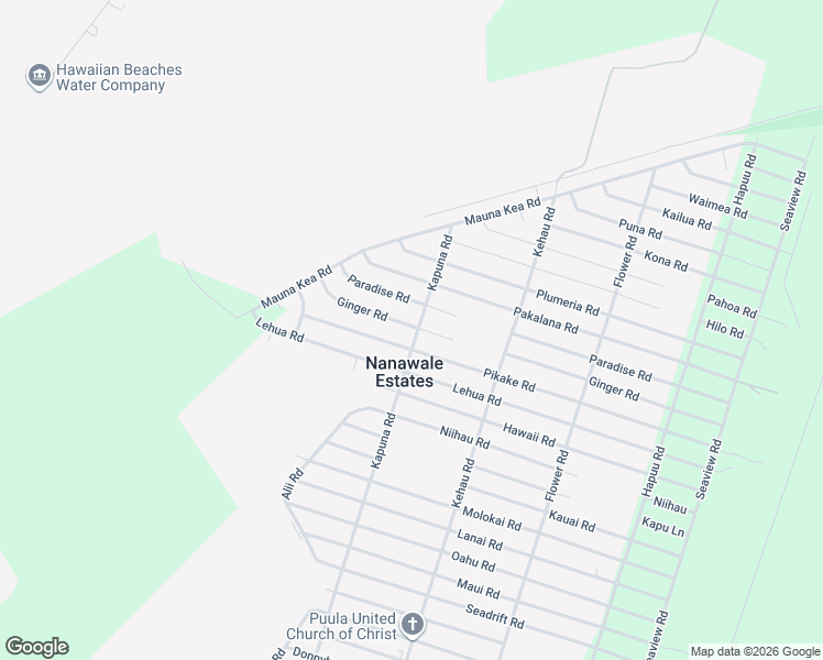 map of restaurants, bars, coffee shops, grocery stores, and more near 14-3396 Ginger Road in Pāhoa