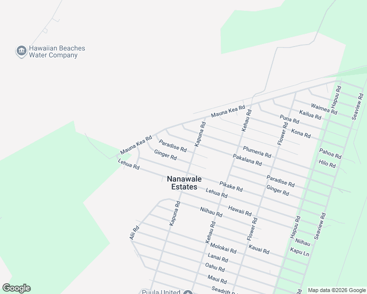 map of restaurants, bars, coffee shops, grocery stores, and more near 14-3385 Paradise Road in Pāhoa