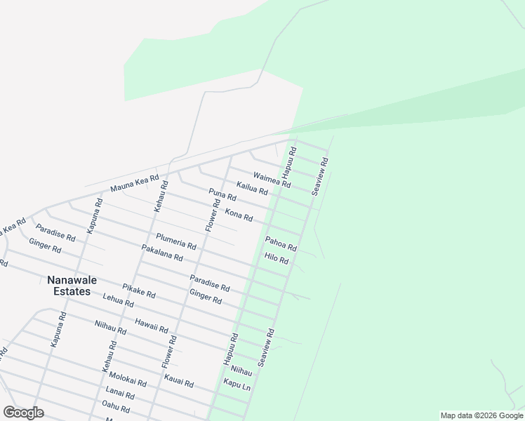 map of restaurants, bars, coffee shops, grocery stores, and more near 9 Puna Road in Pāhoa